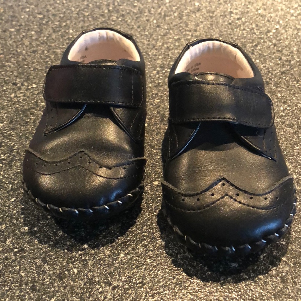 Pediped Black Leather Shoes - Unisex
